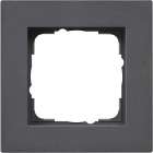 E2 afdekramen antraciet voor vlakke montage