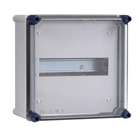 Halyester installatiekast met dinrail leeg