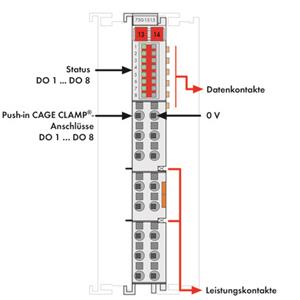 Miniatuur van Wago 750-1515 WAG 8-KANAALS DIGITALE UITGANG