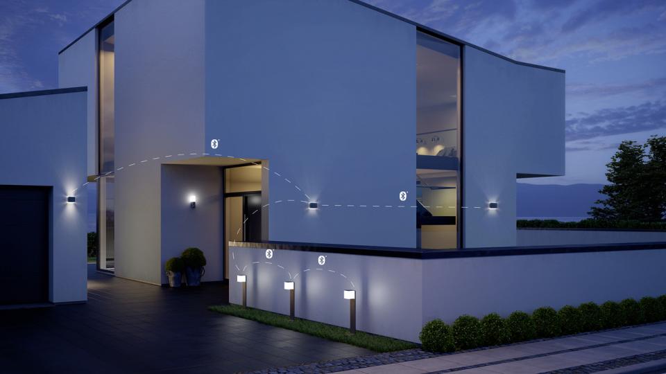 Miniatuur van STEINEL sensor buitenlamp L 835 LED iHF antraciet (055516)