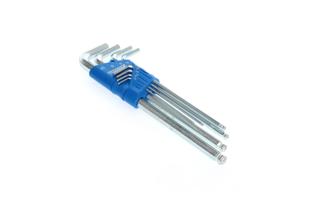 Miniatuur van GEDORE inbussleutelset haaks met kogelkop 2-10mm 8-delig (H 42 KEL-88)