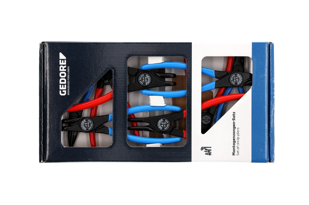 Miniatuur van GEDORE borgring tangenset 8-delig (S 8008)