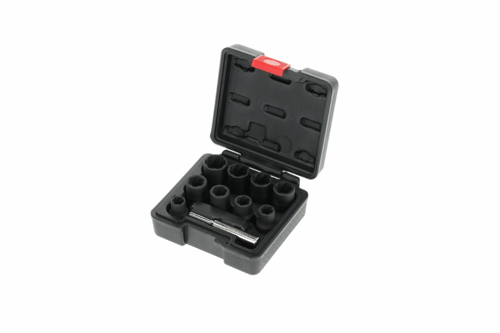 GEDORE RED doppenset voor beschadigde schroeven en bouten 1/2" 10-19mm 10-delig (R68003010)
