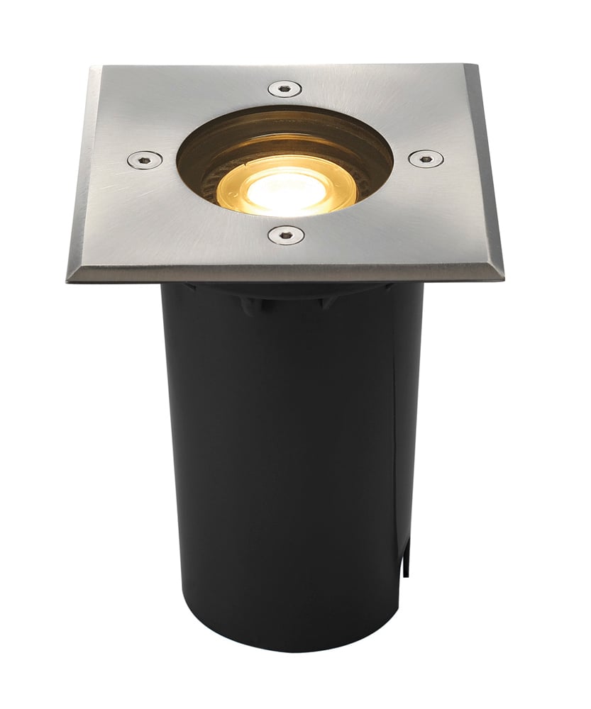 Miniatuur van SLV Elektronik SOLASTO grondspot rechthoekig inox trim GU10