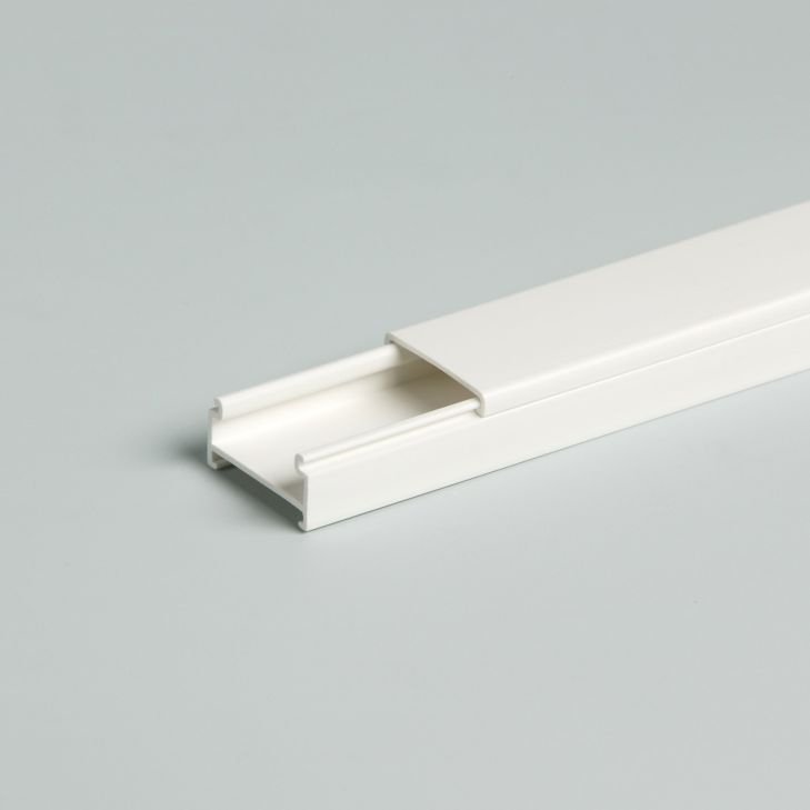 Miniatuur van ATTEMA K25 koker + deksel 13x25mm (HxB) - wit per 2 meter (AT9067)