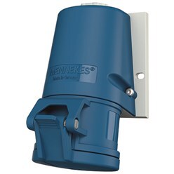 Miniatuur van Mennekes CEE wandcontactdoos schroefklem 3-polig 230V 6H 16A IP44 (27001)