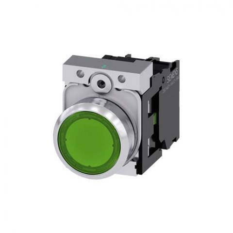 Miniatuur van Siemens AG 3SU11520AB401BA0 SIE ILLUMINATED PUSHBUTTON GR