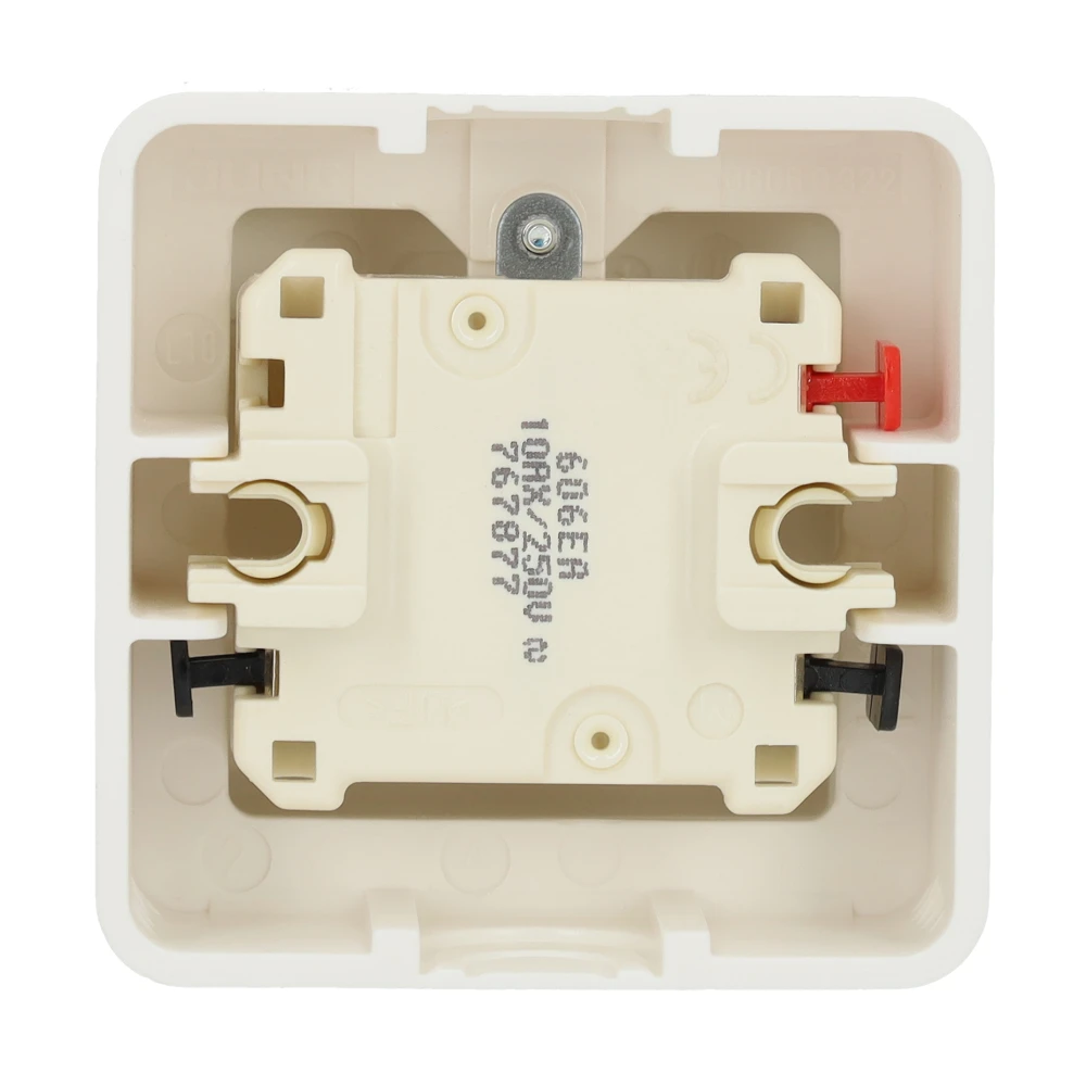 Miniatuur van JUNG AP600 opbouw wisselschakelaar 10A 250V - alpin wit (606 A WW)