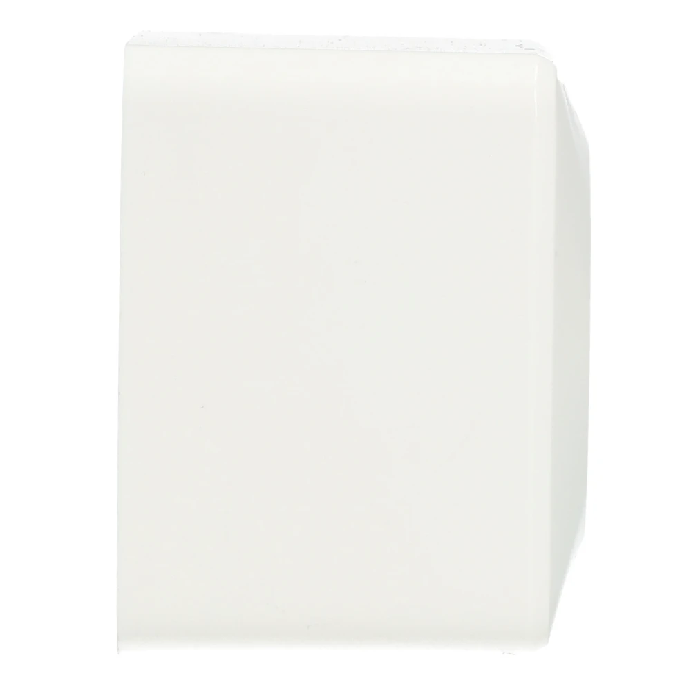 JUNG AP600 opbouw wandcontactdoos enkelvoudig met randaarde - alpin wit (620 A WW)