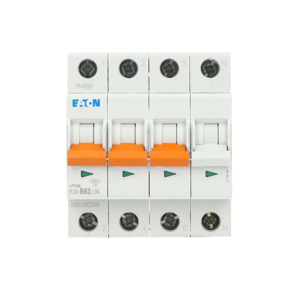 Miniatuur van Eaton krachtgroep 3-polig+nul 63A B-kar (PKN6-10/1N/C/03-A-MW
