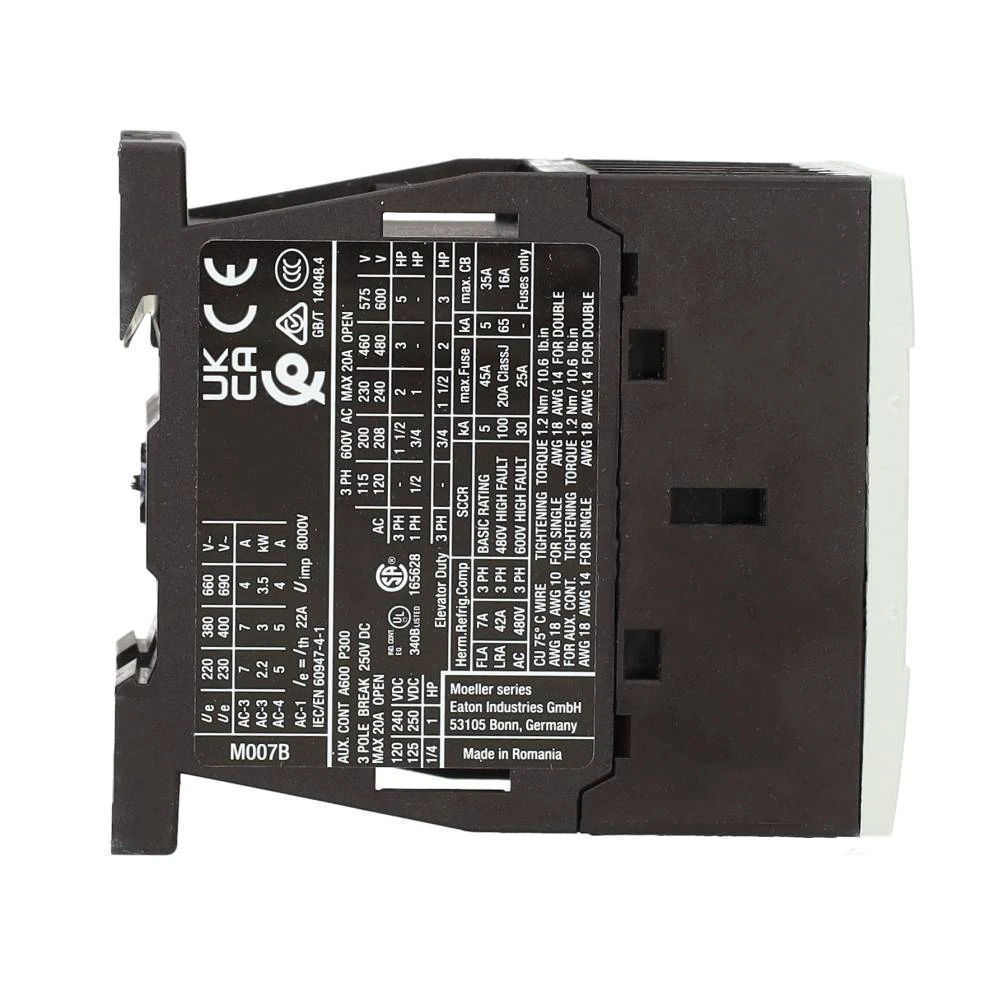 Eaton magneetschakelaar 24V 7A 1 maak en 0 verbreek DILM7-10 (276537)