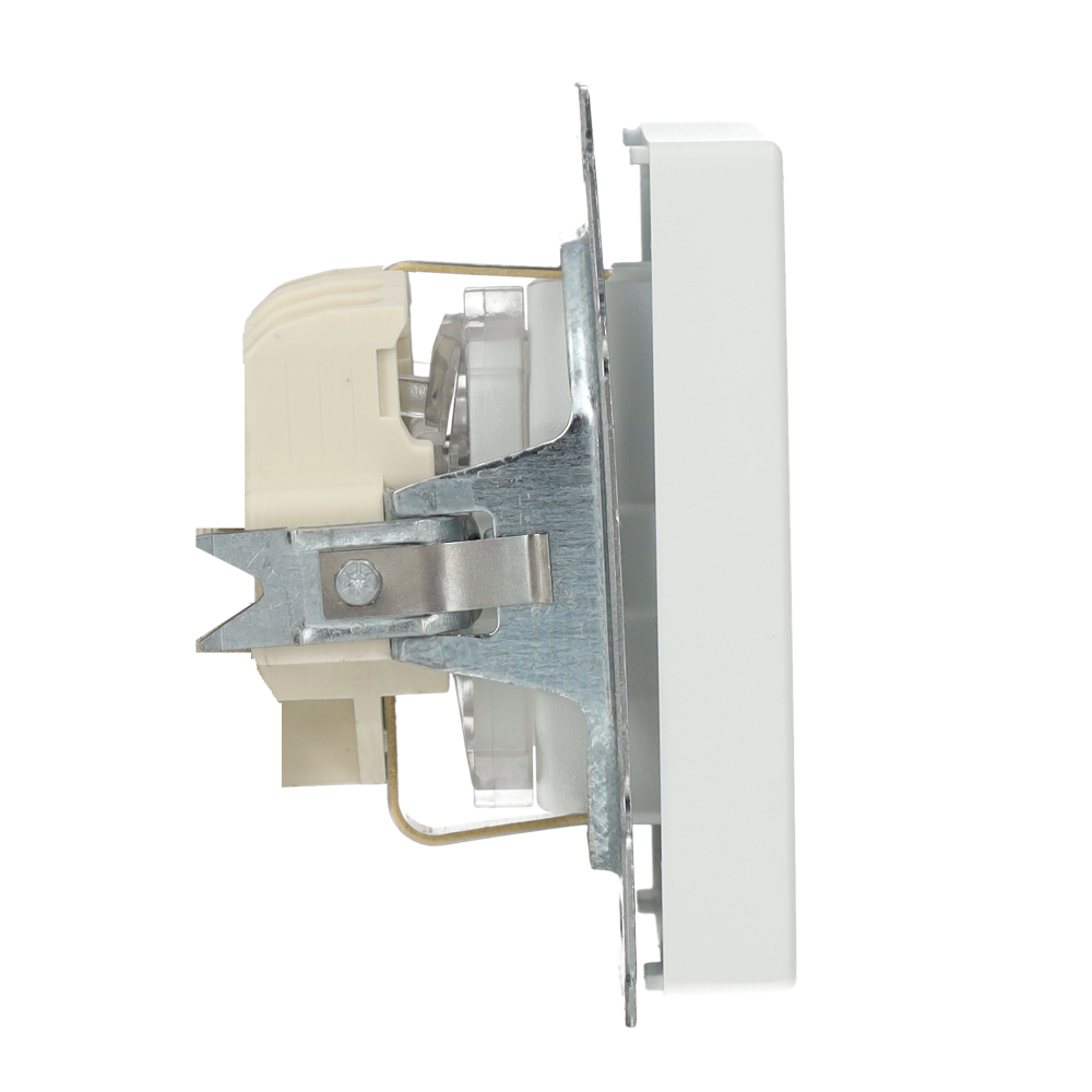 Miniatuur van ABB Busch-Jaeger wandcontactdoos inbouw met randaarde 1-voudig - future linear studiowit mat (20 EUCKS-884)