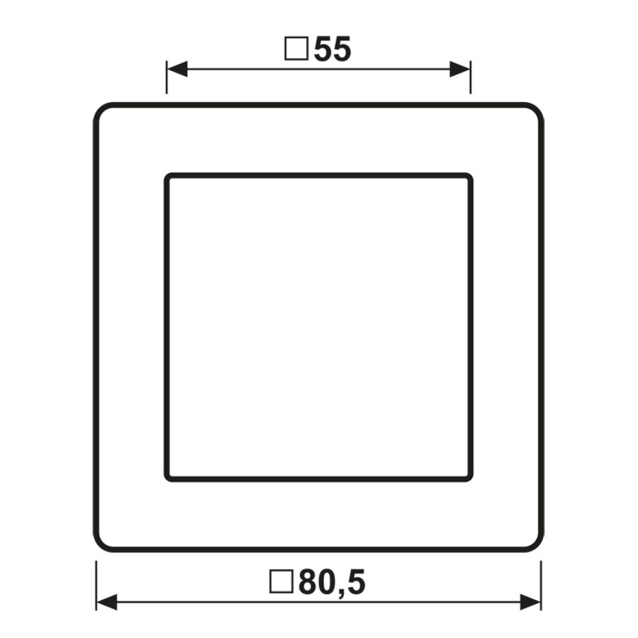 Miniatuur van JUNG afdekraam 1 voudig - as500 alpin wit (AS581WW)