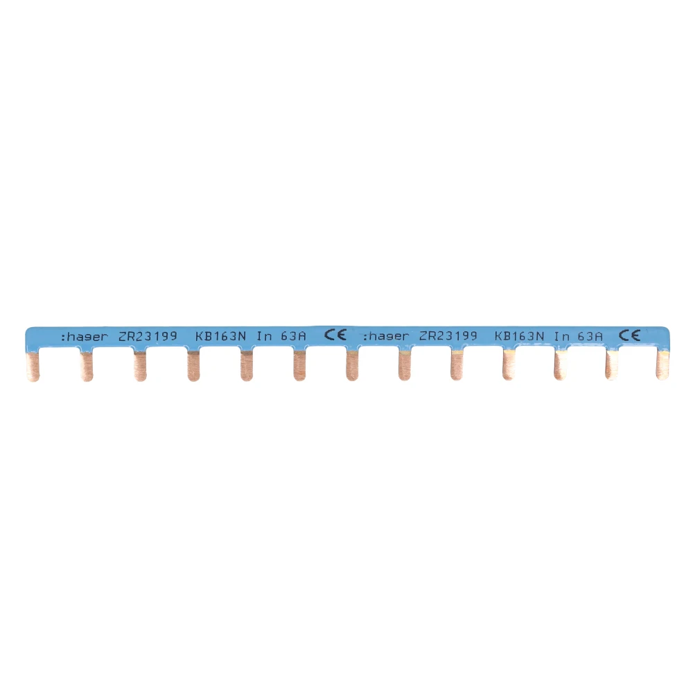 Miniatuur van Hager doorverbinder 13-voudig blauw (KB163N)