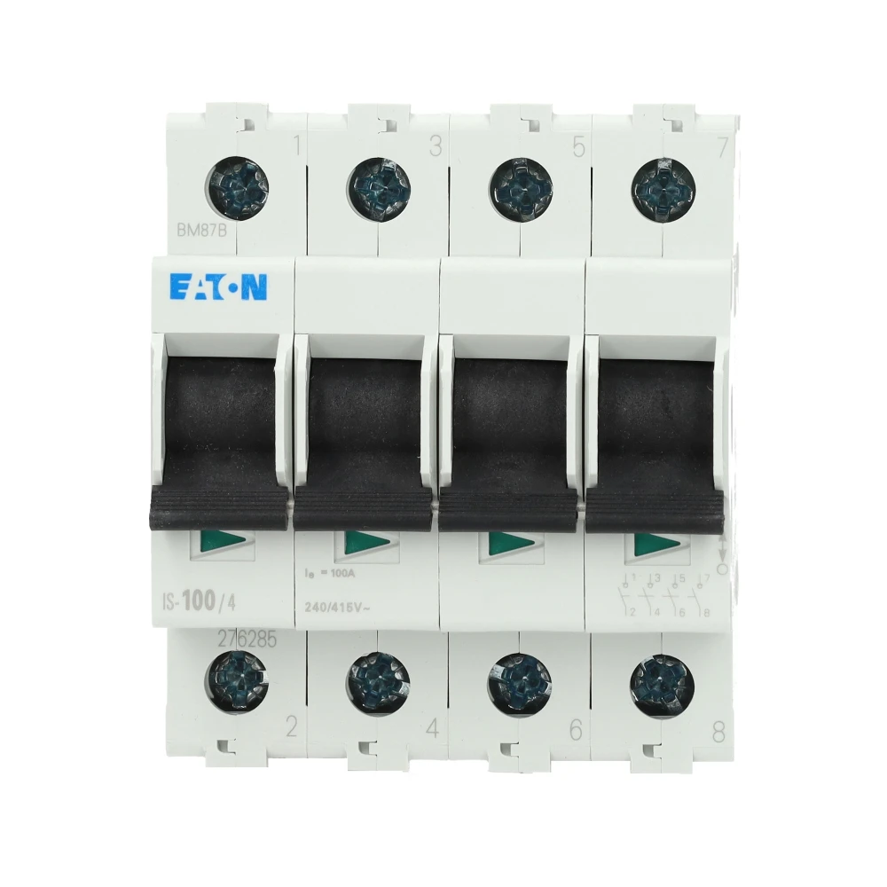 Miniatuur van Eaton hoofdschakelaar 4-polig 100A (PLS6-B25/3N-MW)