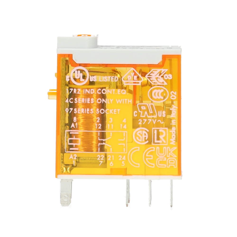 Miniatuur van Finder relais 2 wisselcontacten 8A  24V AC (46.52.8.024.0054)