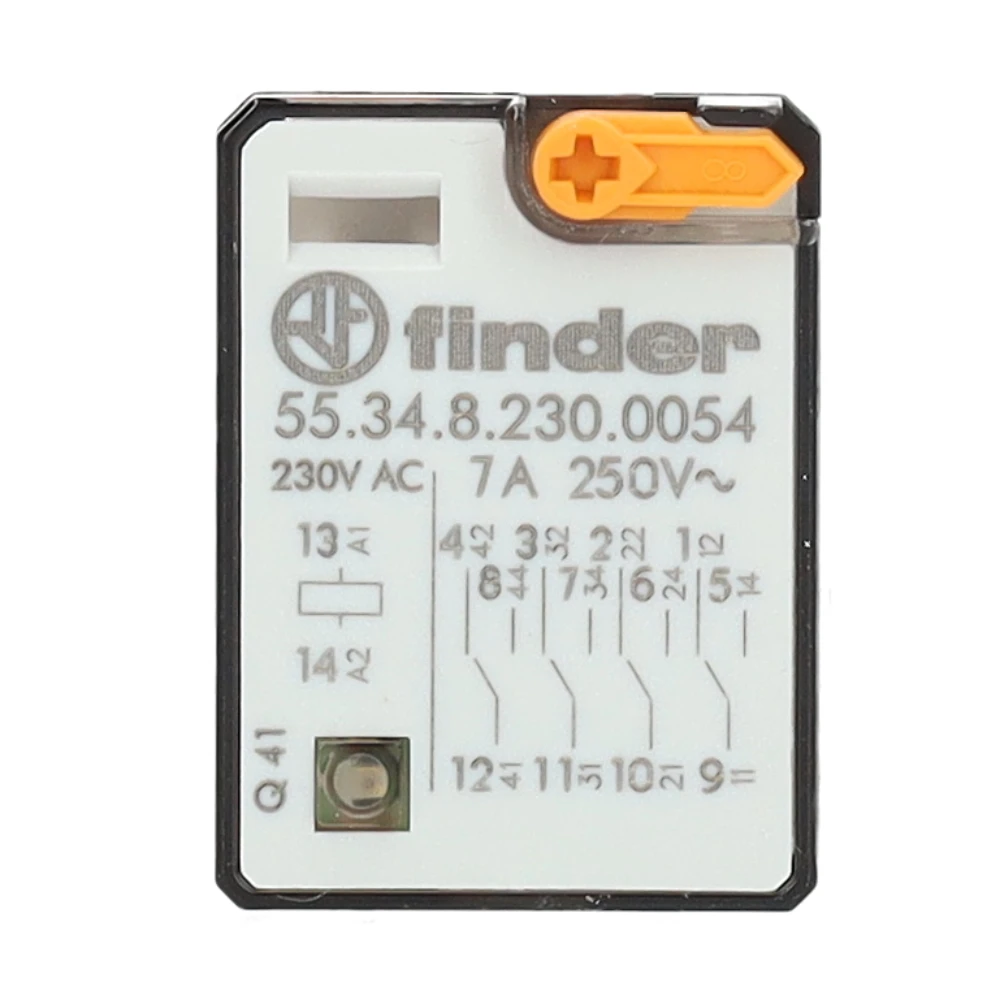 Miniatuur van Finder relais 4 wisselcontacten 7A 230V (55.34.8.230.0054)