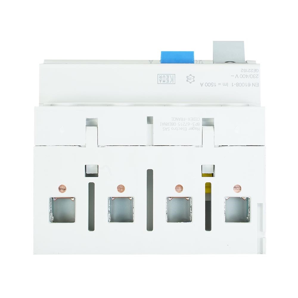 Hager aardlekschakelaar 4-polig 40A 30mA type A (CDA440G)