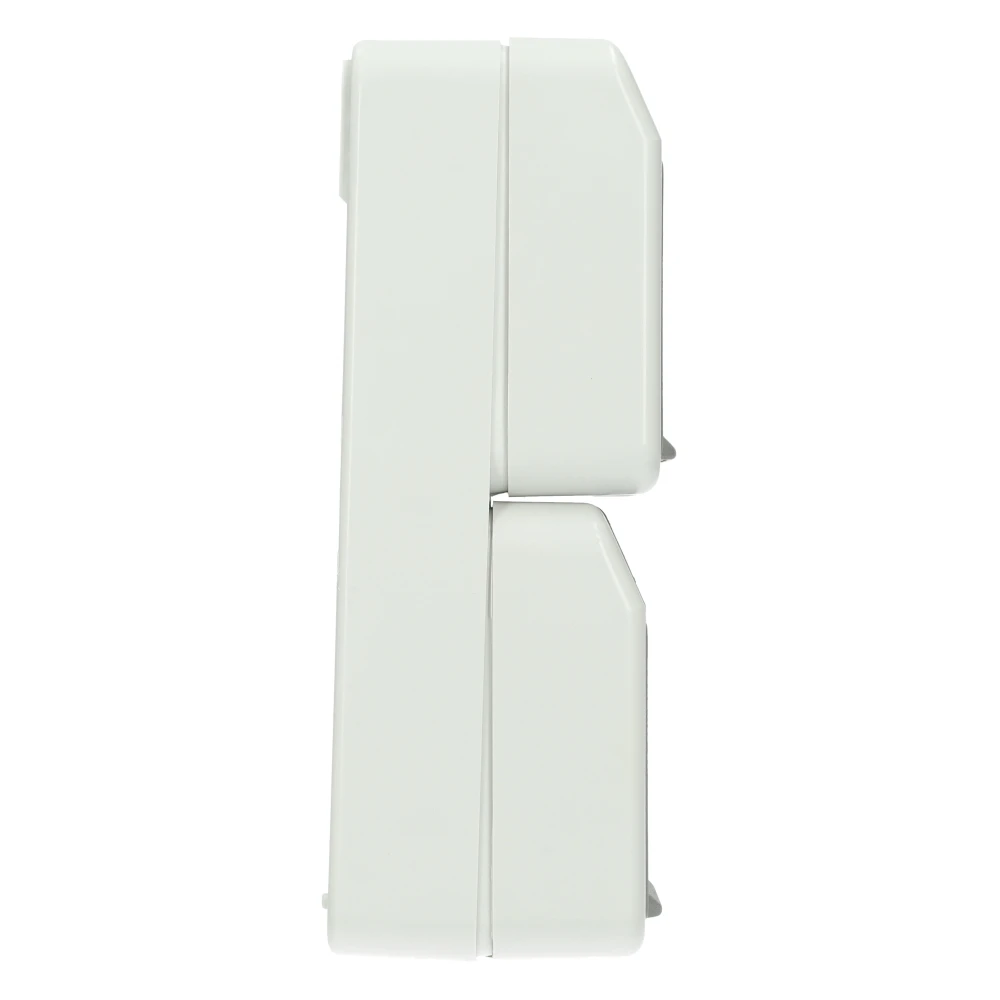 Miniatuur van Merten by Schneider Electric Aquastar SCHUKO 2-voudig wandcontactdoos verticaal IP44 - lichtgrijs (MTN2329-8029)