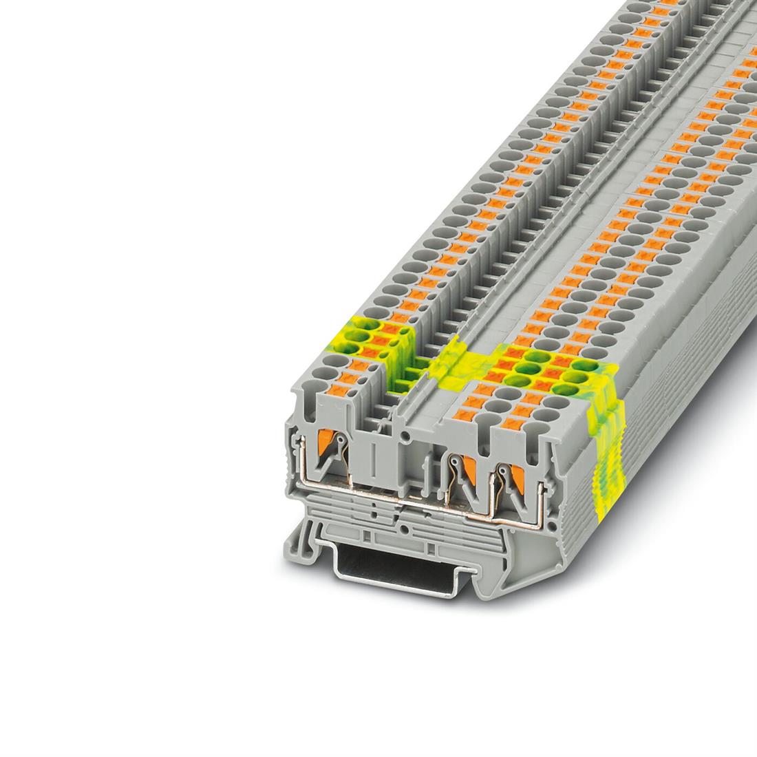 Miniatuur van Phoenix Contact twin rijgklem met push-in aansluiting 2,5 mm² - groen/geel (PT 2,5-TWIN-PE)