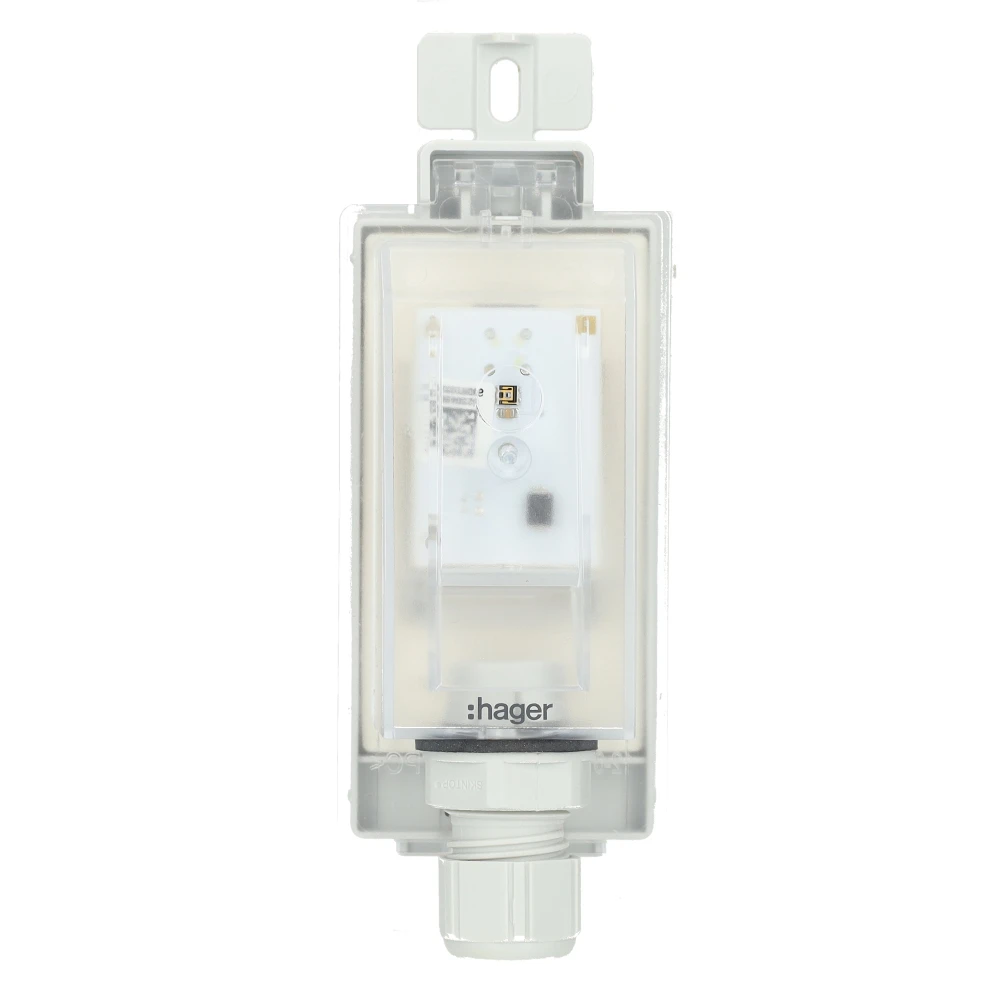 Miniatuur van Hager lichtsensor opbouw voor schemerschakelaar en digitale tijdklok (EEN003)