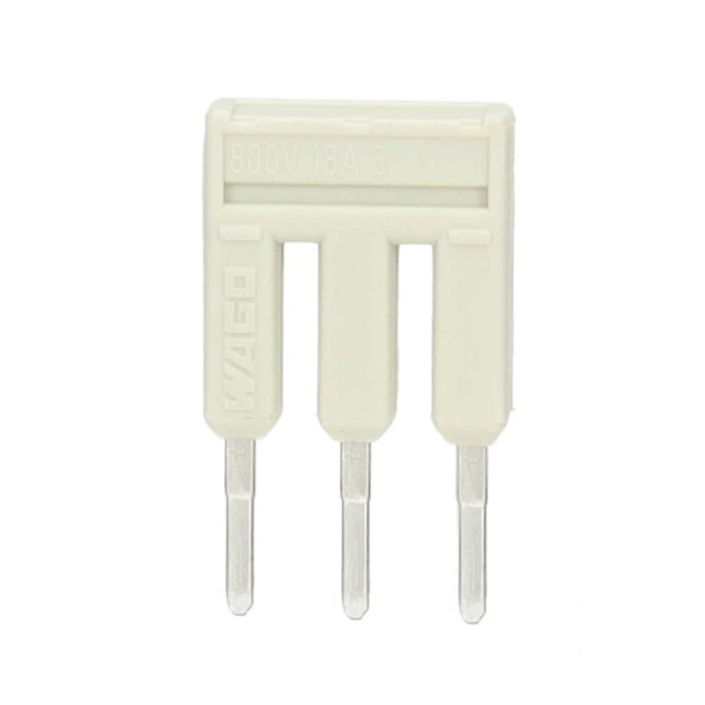 Miniatuur van Wago kambrug 3-voudig 25A rastermaat 5,2 mm grijs (2002-403)