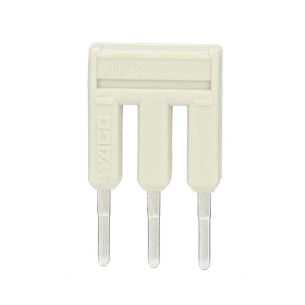 Miniatuur van Wago kambrug 3-voudig 25A rastermaat 5,2 mm grijs (2002-403)