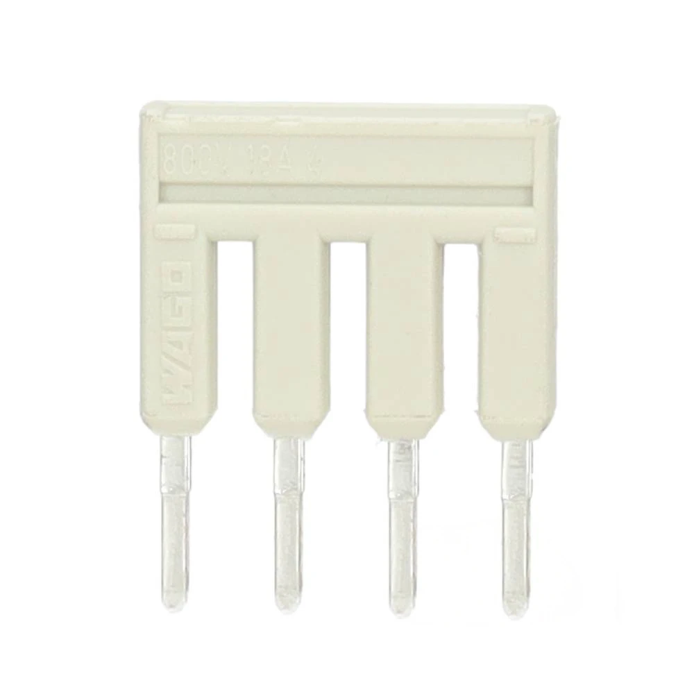 Wago kambrug 4-voudig 25A rastermaat 5,2 mm grijs (2002-404)