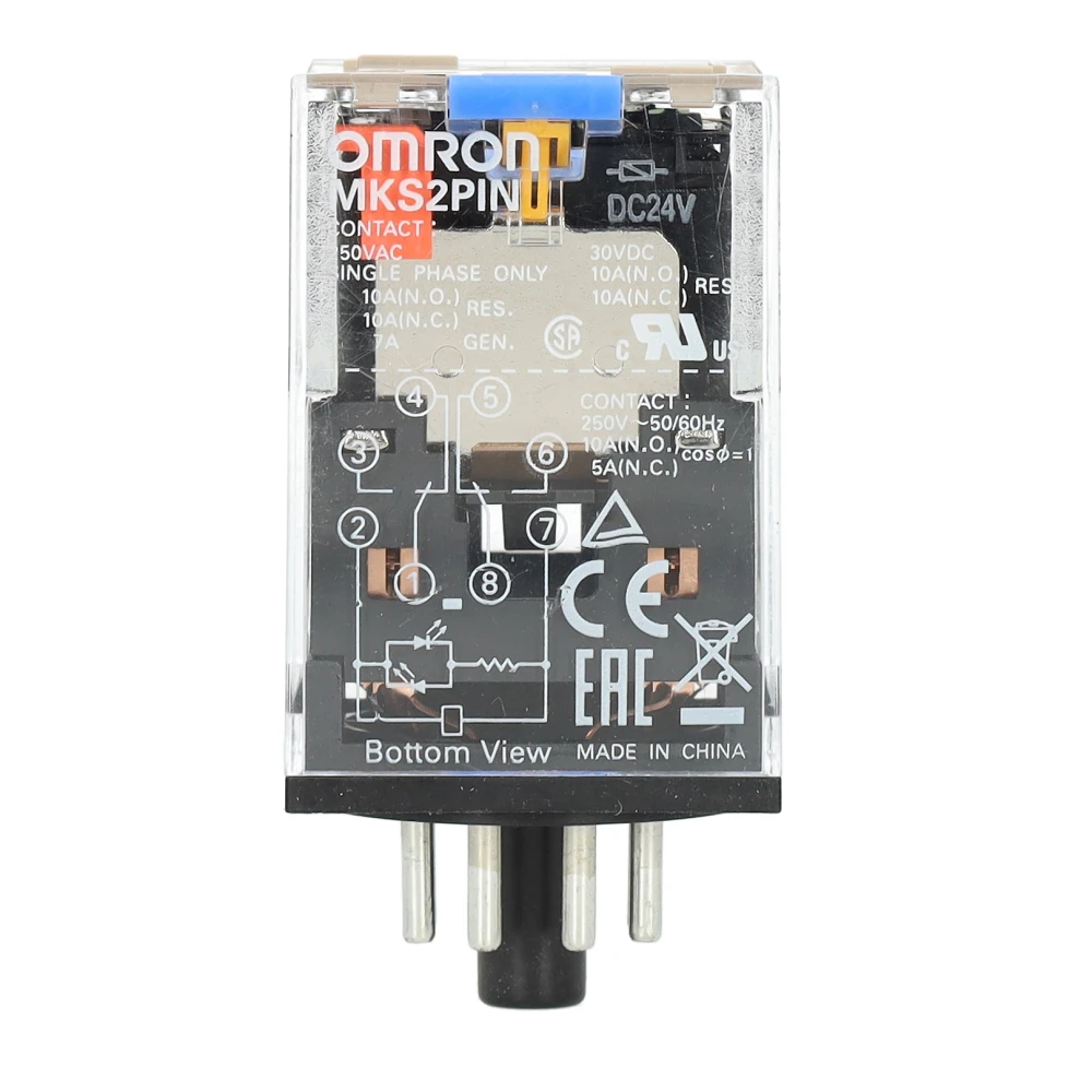 Miniatuur van Omron relais 2 wisselcontacten 10A 24V AC (MKSN8498F)