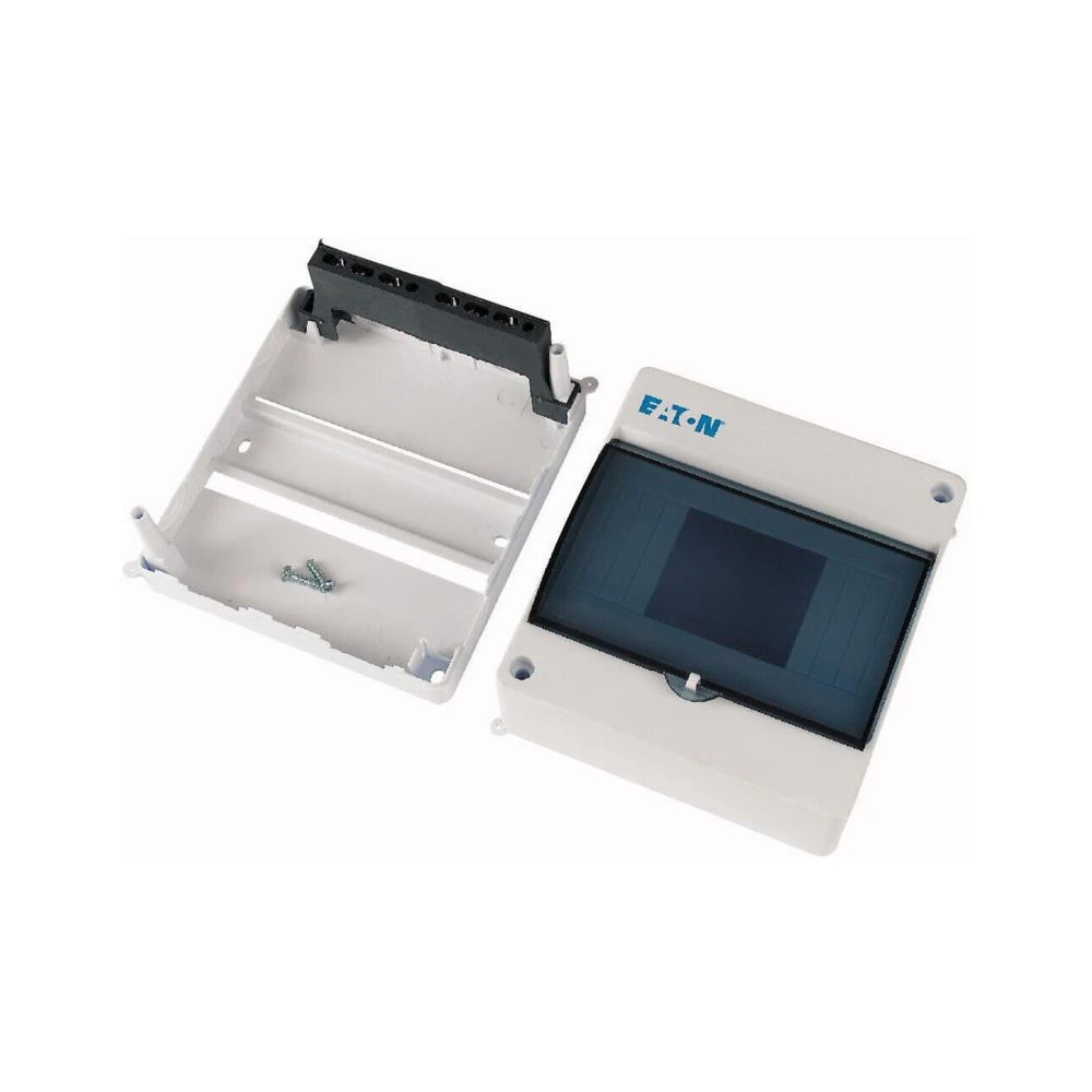 Miniatuur van Eaton mini installatiekast leeg 1-rij 6 modules incl. N/PE klem IP30 130x140x83 mm