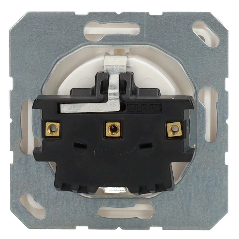Miniatuur van JUNG wandcontactdoos met beschermingscontact 16A 250V - CD500 alpin wit (CD1520NWW)