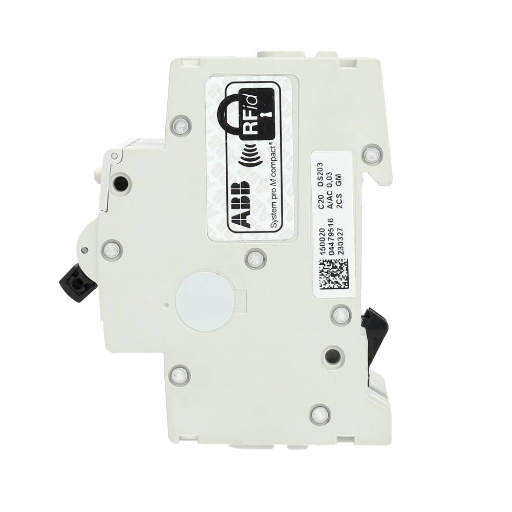 ABB aardlekautomaat 3-polig+nul 20A C-kar 30mA (DS203NC C20 A30)
