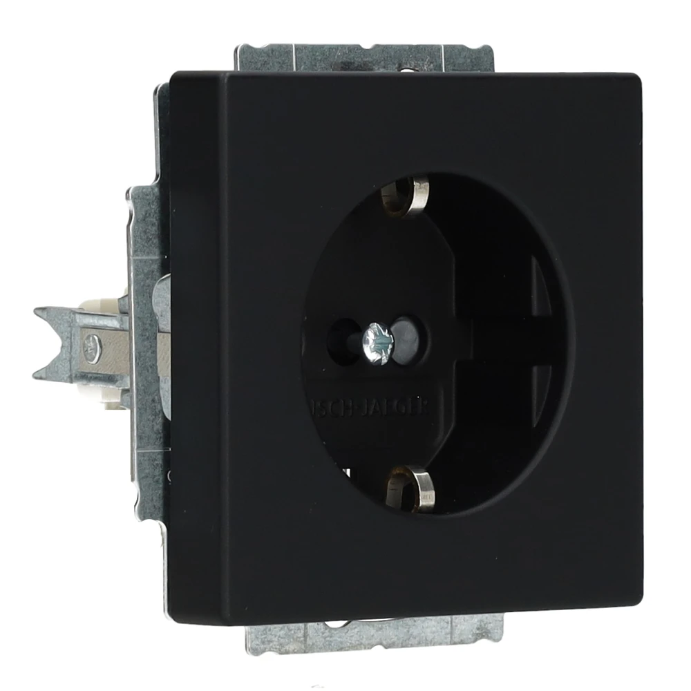 ABB Busch-Jaeger wandcontactdoos future linear 2300 EUCB-885 matzwart (2300 EUCB-885)