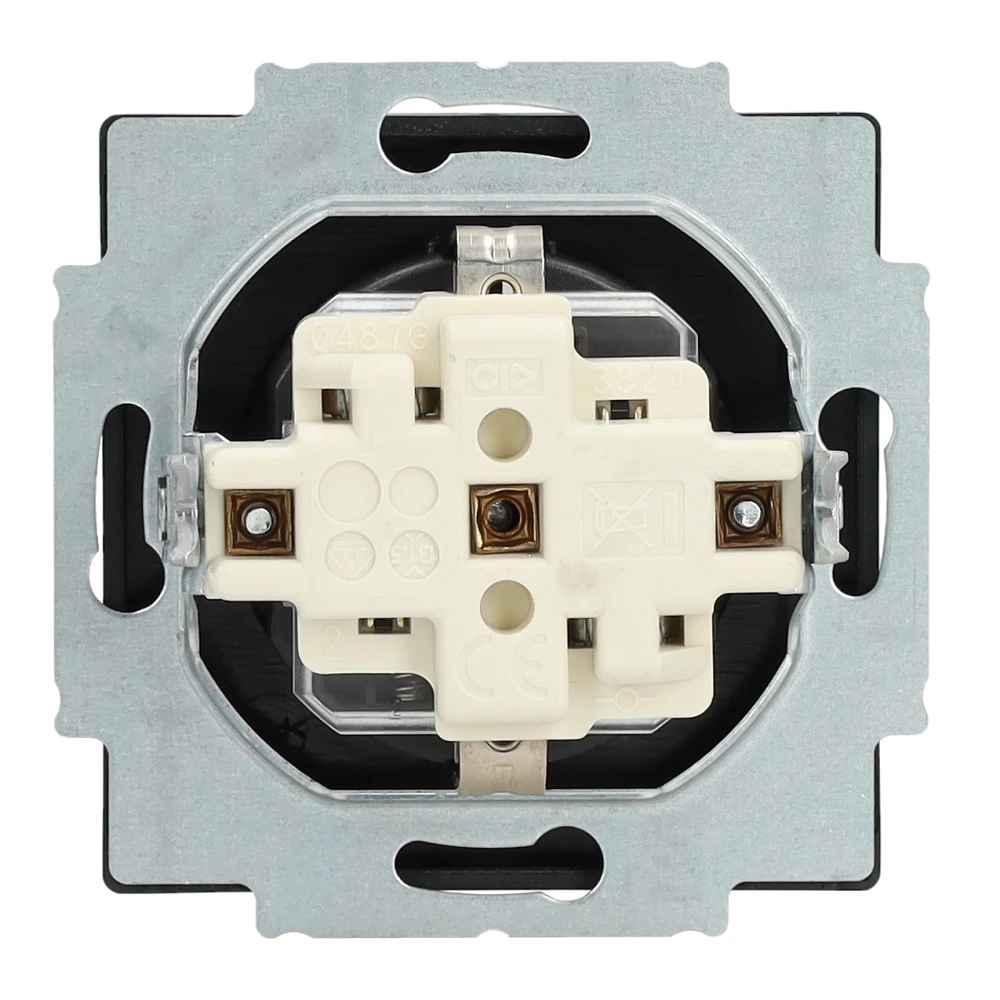 ABB Busch-Jaeger wandcontactdoos future linear 2300 EUCB-885 matzwart (2300 EUCB-885)