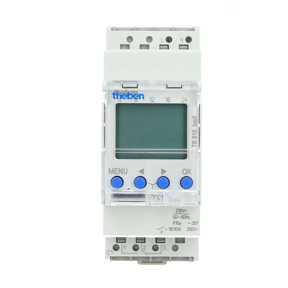 Miniatuur van Theben digitale schakelklok (TR 610 top3)