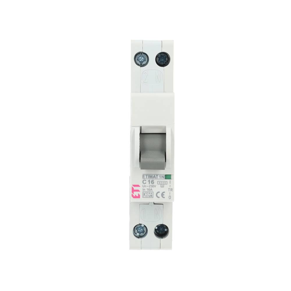 Miniatuur van ETI SI installatieautomaat 1-polig+nul 16A C-kar (433000254)