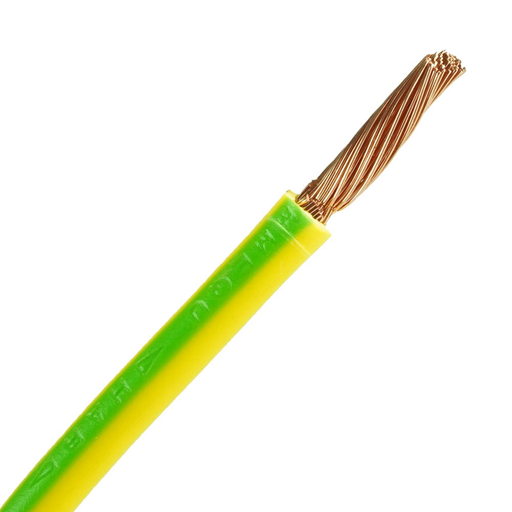 Miniatuur van Aansluitdraad 10 mm2 geel/groen per meter