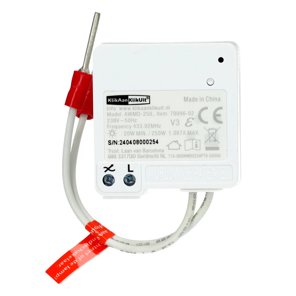 Miniatuur van KLIKAANKLIKUIT mini-inbouwdimmer 250W - AWMD-250 (70096)