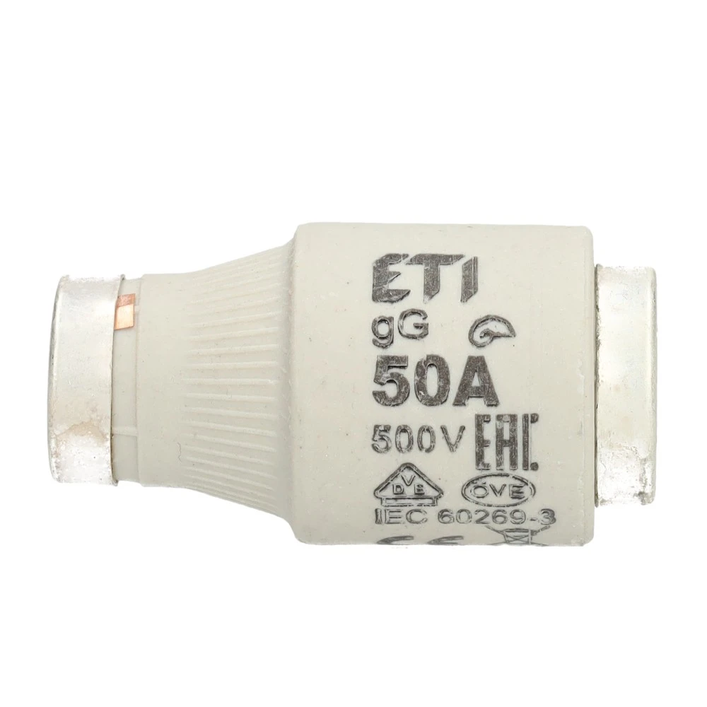 Miniatuur van ETI zekering 50A traag DIII per 5 stuks