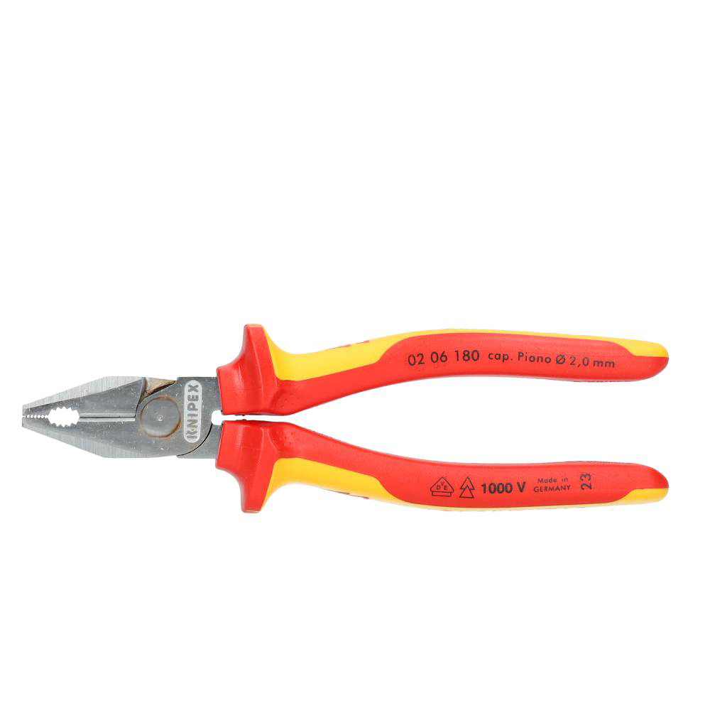 Miniatuur van KNIPEX combinatietang kracht VDE 180mm (02 06 180)