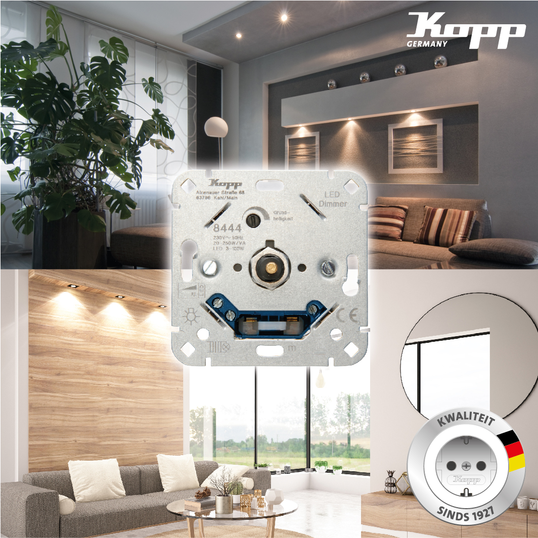 Miniatuur van Kopp universele LED dimmer 3-100W (844400008)