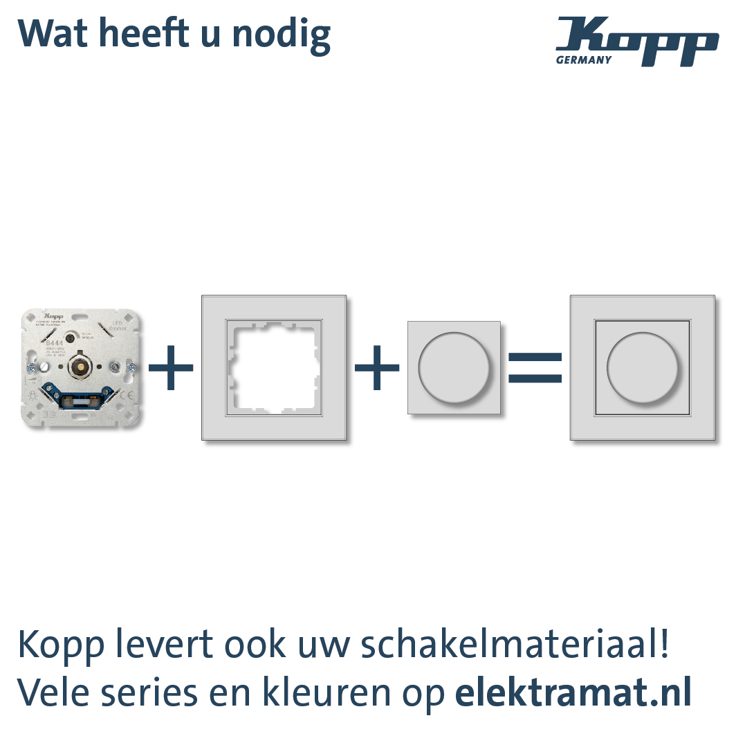 Miniatuur van Kopp universele LED dimmer 3-100W (844400008)