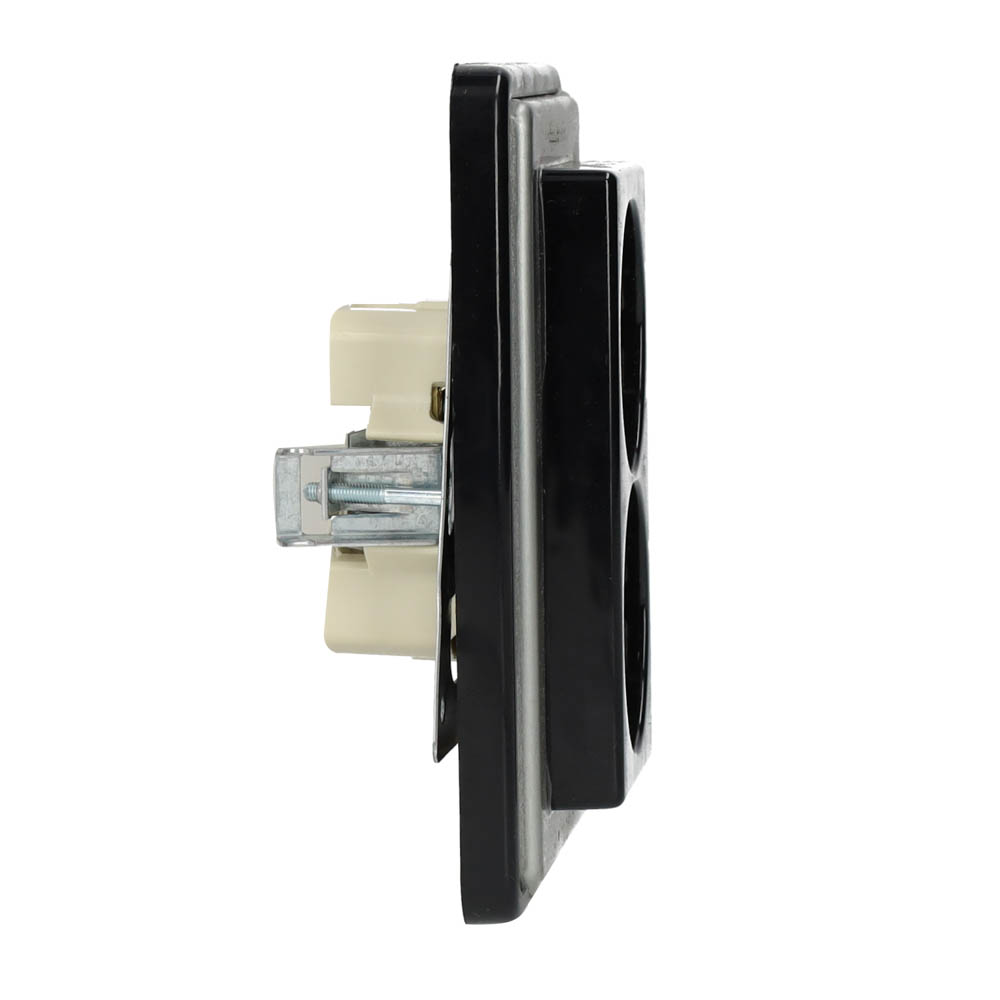 Miniatuur van Kopp VISION stopcontact 2-voudig ra staal