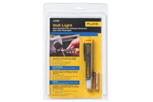 FLUKE spanningzoeker met zaklamp LVD2 van 90 tot 600V AC (2740300)