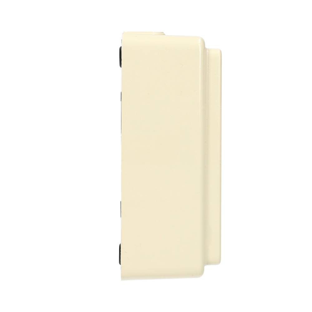 Kopp STANDARD opbouw tweevoudige wandcontactdoos met randaarde 16A 250V - crème wit (102501001)