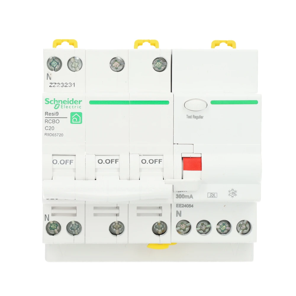 Schneider Electric aardlekautomaat 3-polig+nul 20A C-kar 300mA (R9D65720)