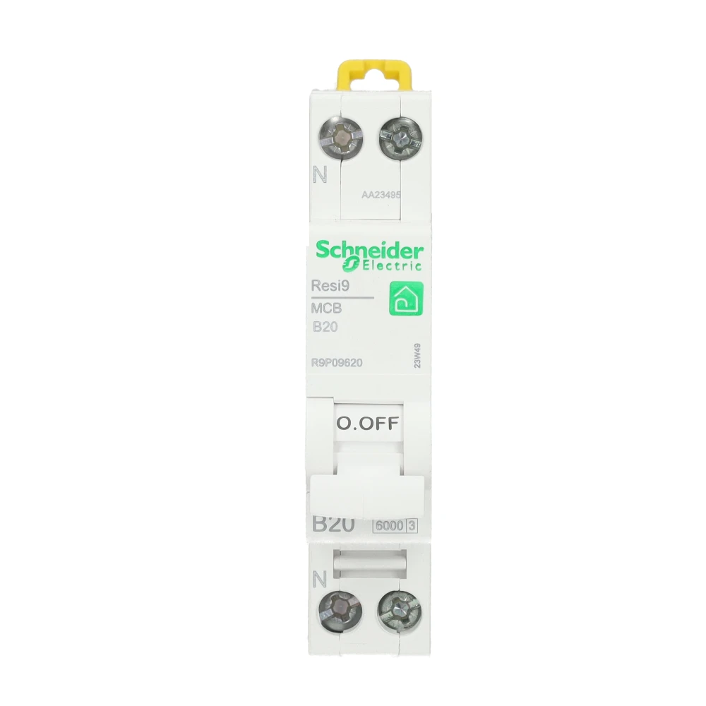Miniatuur van Schneider Electric installatieautomaat 1-polig+nul 20A B-kar (R9P09620)