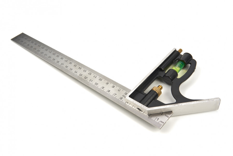 Miniatuur van HBM verstelbare combinatie winkelhaak met libel 30cm (10170)