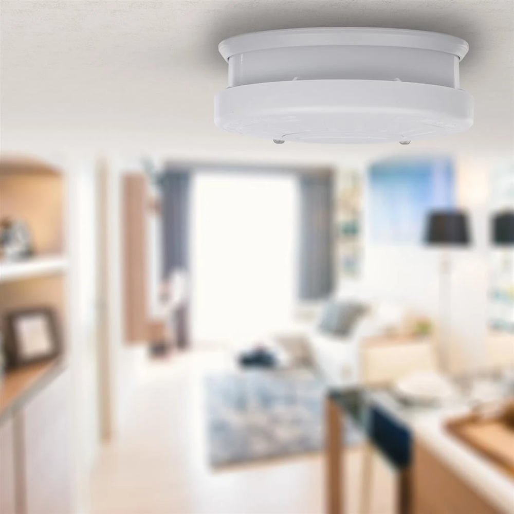 Smartwares optische rookmelder met batterij 10 jaars vervangend - niet koppelbaar (RM520)