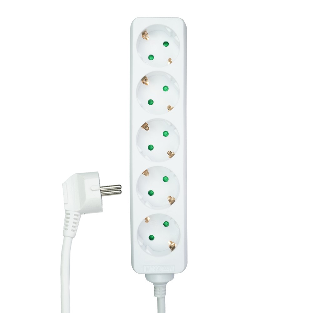 Miniatuur van EMhub stekkerdoos wit 5-voudig 3 meter (4087018)